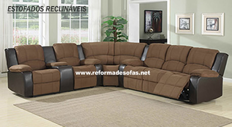 sofa couro reclinavel sofa reclinavel