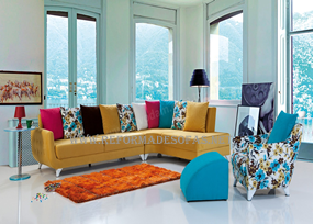 sofa amarelo e almofadas sofa amarelo