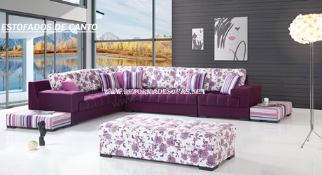 sofa de canto suede sofa de canto
