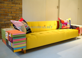 sofa amarelo e verde escuro sofa amarelo e verde